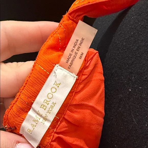 Ramy Brook Vibrant Orange Top - Picture 2 of 6